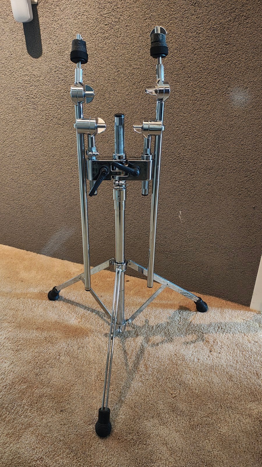 Sonor dubbele bekken standaard (cymbal stand), Ophalen of Verzenden, Gebruikt, Drums of Percussie