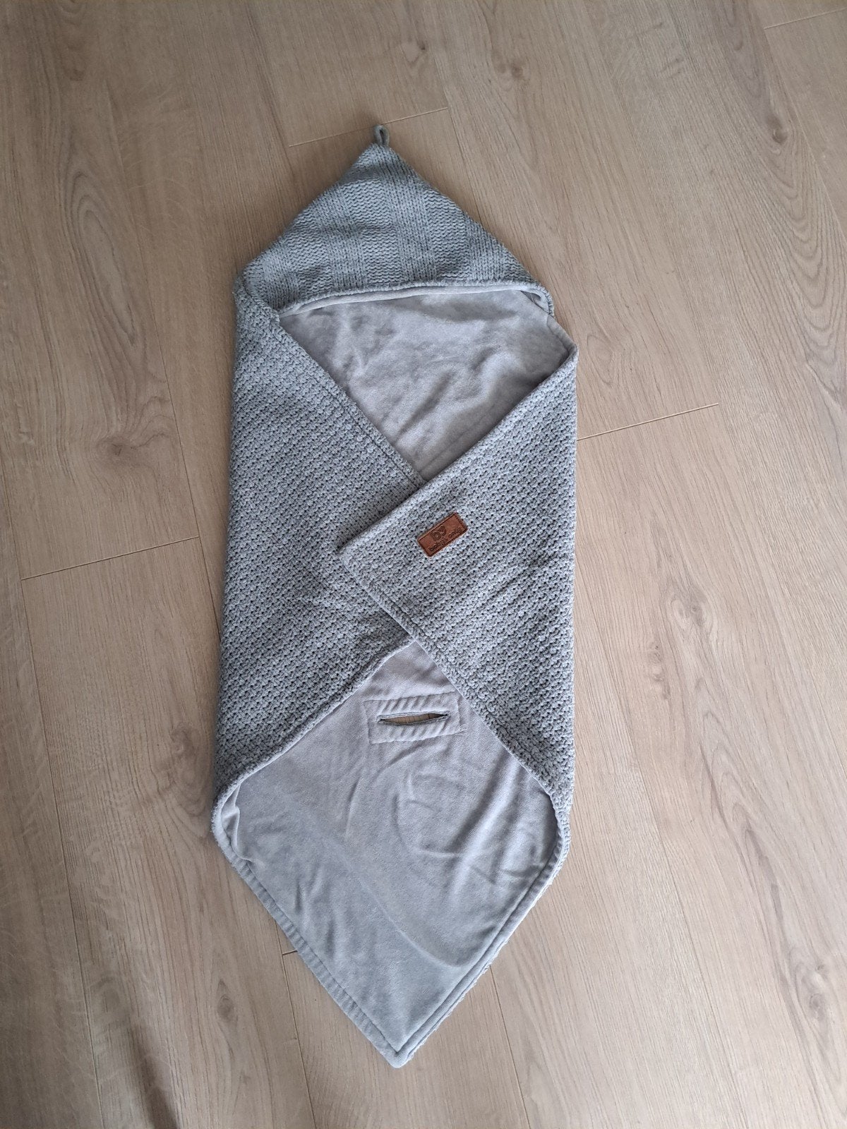 Wikkel- omslagdoek baby grijs, Ophalen of Verzenden, Gebruikt, Minder dan 70 cm, Overige typen