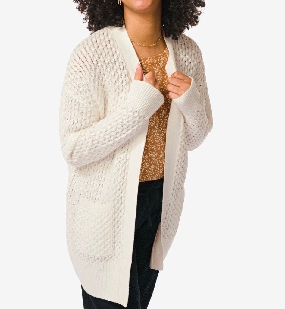 hema wit gebreid dames vest Philly nieuw maat S, Wit, Nieuw, Ophalen of Verzenden, Maat 36 (S)
