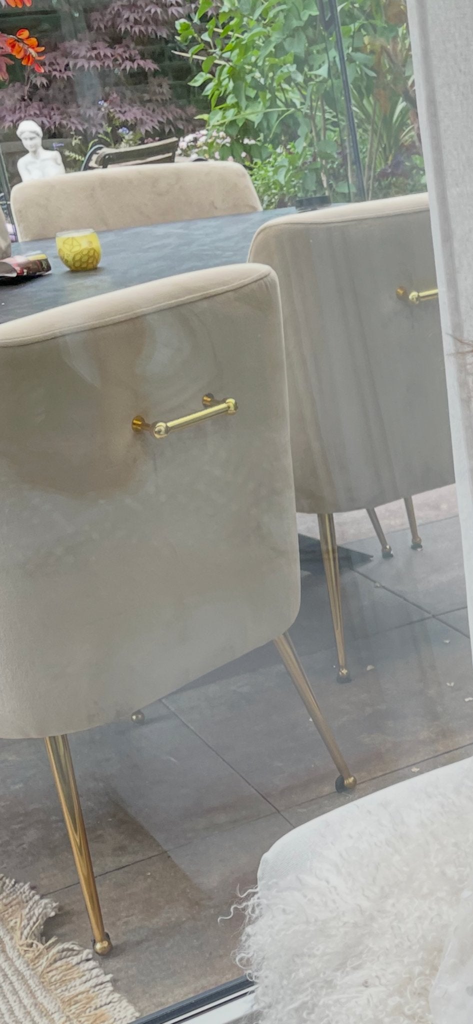 Set van 3 gebruikte eetkamerstoelen, Ophalen, Gebruikt, Overige kleuren, Drie