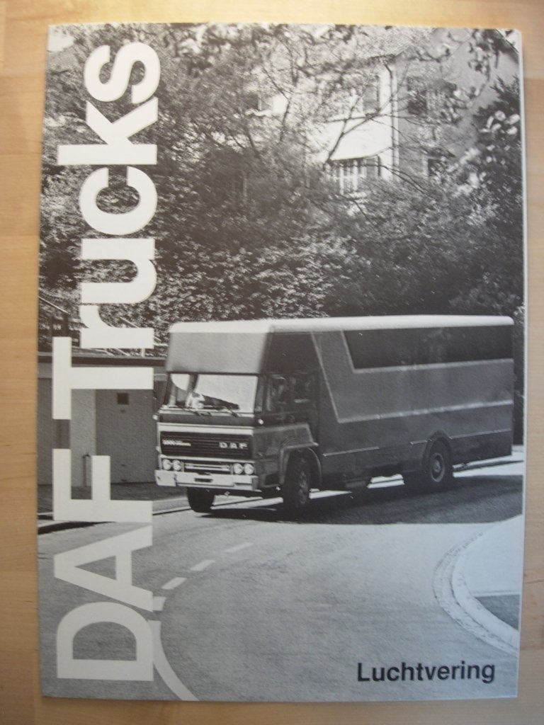 DAF Luchtvering Brochure ca 1980 - NL, Ophalen of Verzenden, Zo goed als nieuw, Overige merken, DAF