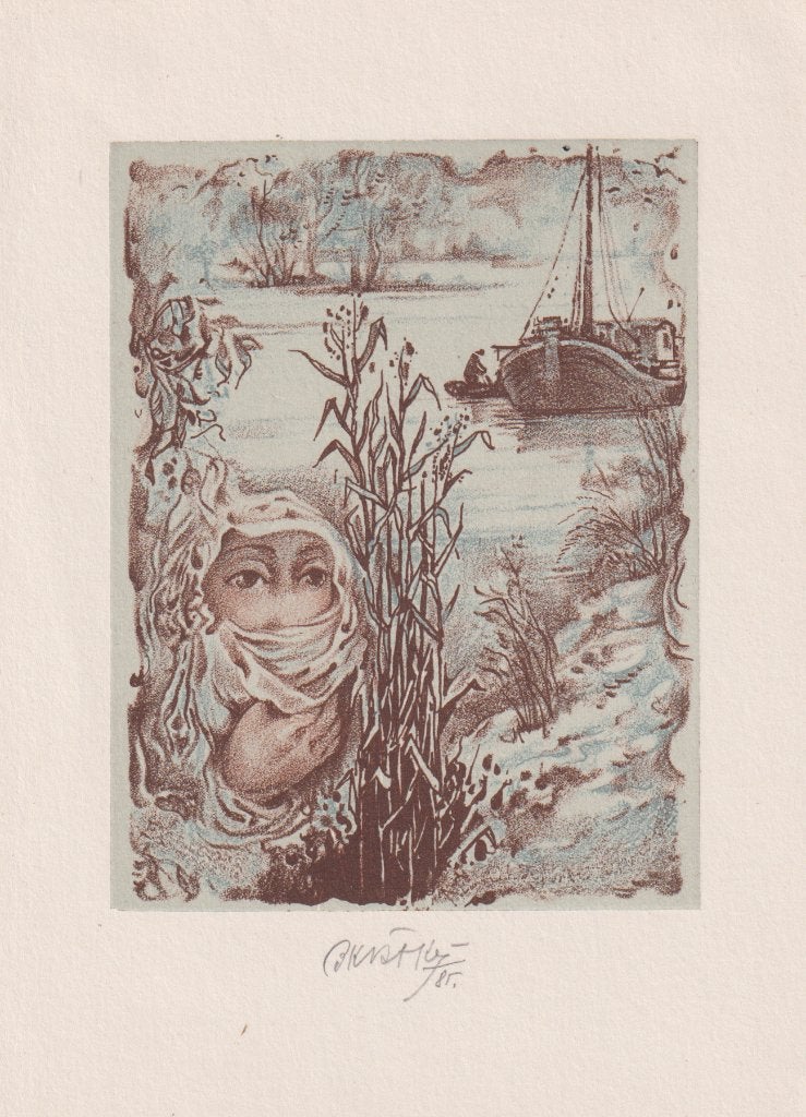 Koopje - Litho van Bohumil Kratky, Verzenden