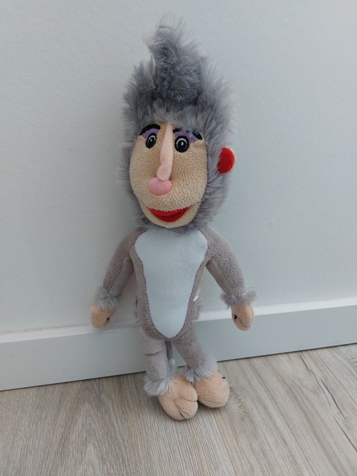 Knuffel aap mandril aap billen baviaan L2201, Kinderen en Baby's, Speelgoed | Knuffels en Pluche, Ophalen of Verzenden, Zo goed als nieuw