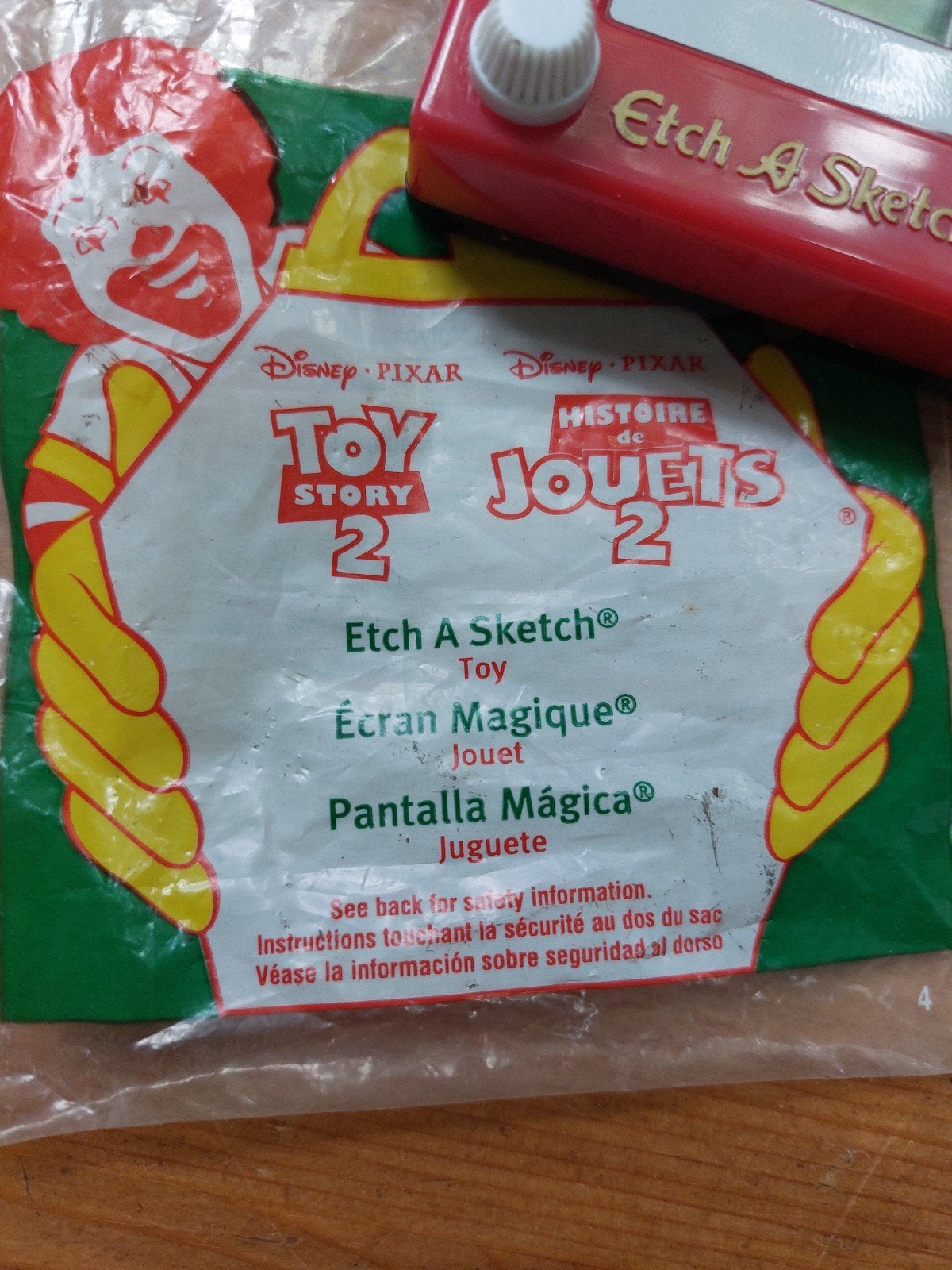 Toy story 2 mcdonalds speeltje etch a sketch amerika, Ophalen of Verzenden