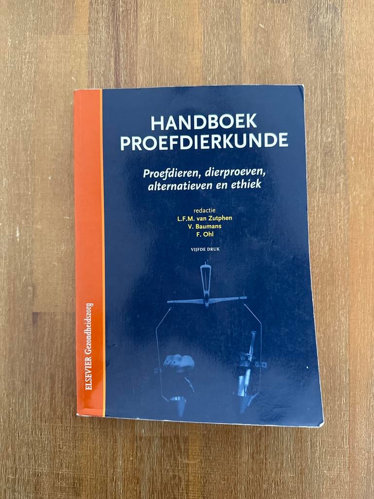Handboek Proefdierkunde - Dierproeven en Ethiek, Boeken, Ophalen, Gelezen, Overige onderwerpen