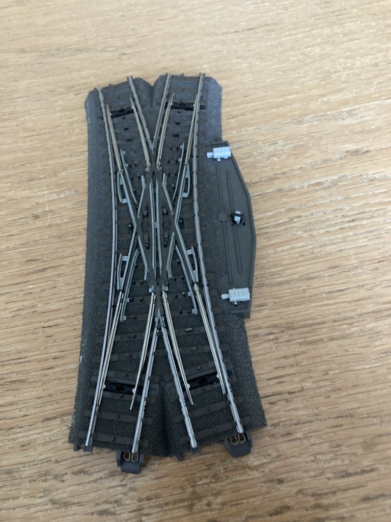 Te Koop MARKLIN  C rails vier weg kruising, Wisselstroom, Gebruikt, Rails, Ophalen of Verzenden