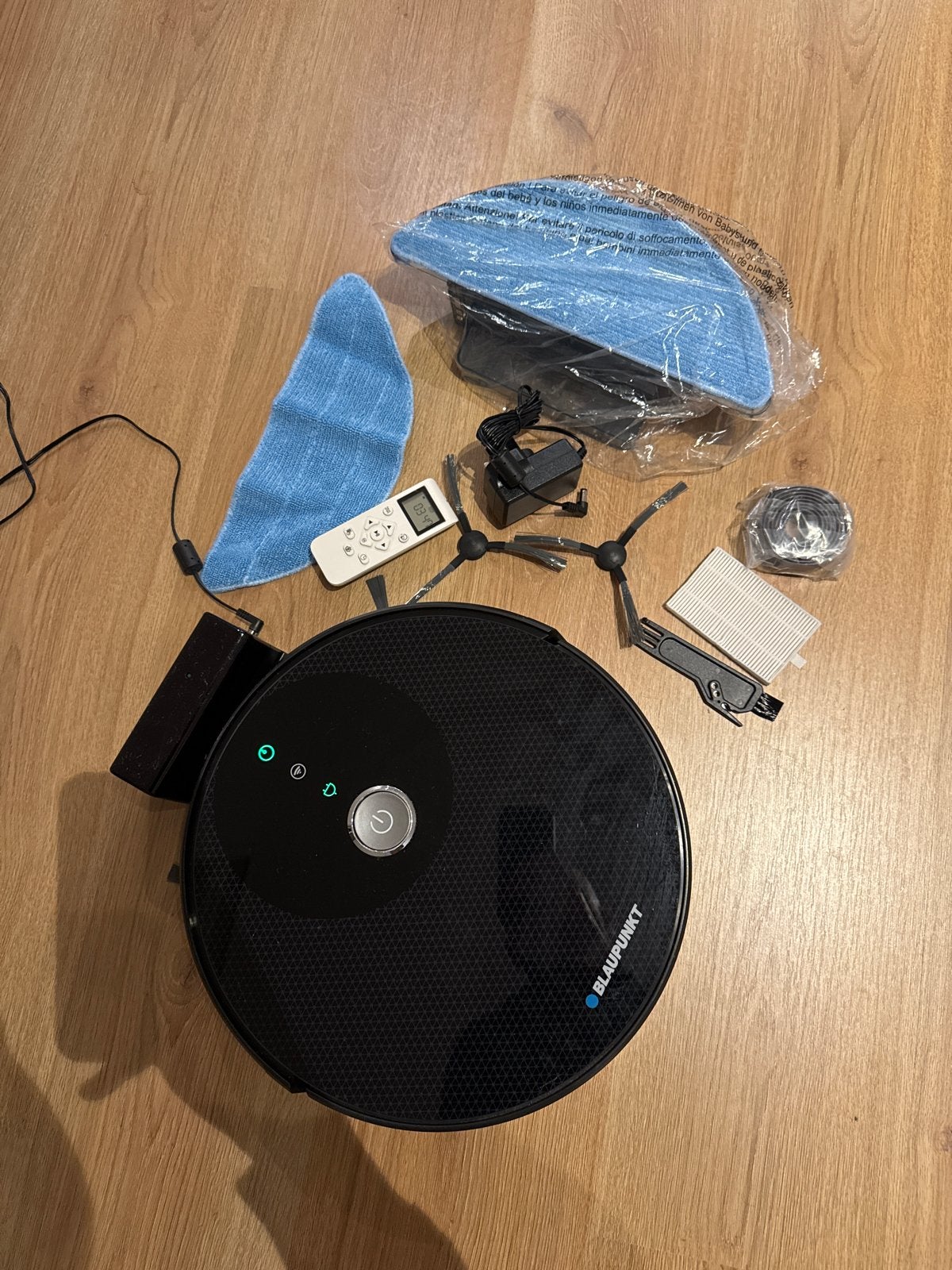 Blaupunkt Robotstofzuiger met Dweilfunctie en Afstandsbedien, Ophalen, Overige merken, Draadloos, Zo goed als nieuw