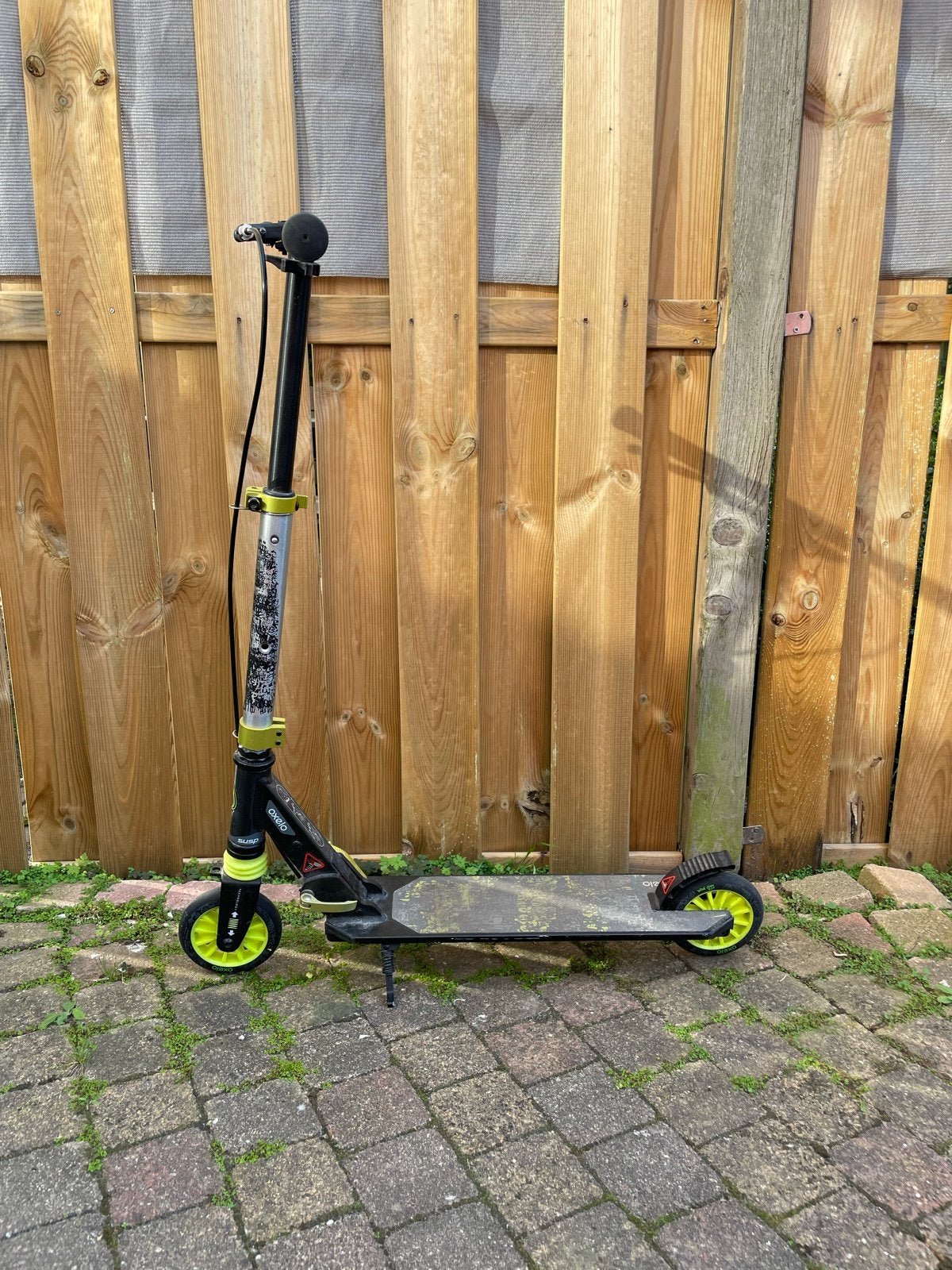 Oxelo step zwart met geel, Fietsen en Brommers, Ophalen, Gebruikt, Gewone step