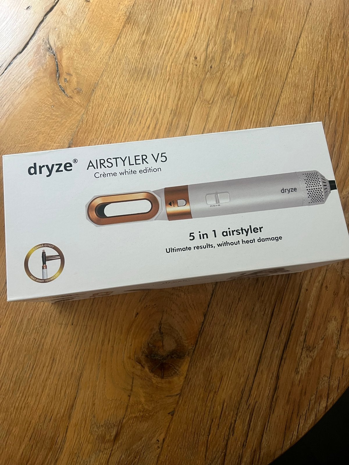 Dryze 5-in-1 Airstyler Crème White Edition, Ophalen of Verzenden, Zo goed als nieuw, Haarverzorging