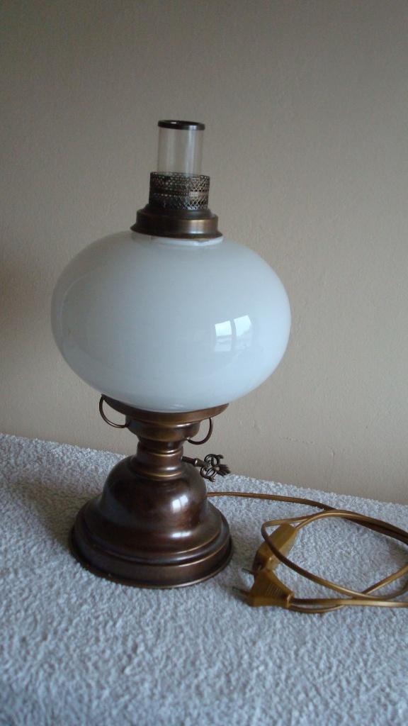 tafel/schemerlamp met aan/uit schakelaar retro/vintage, Huis en Inrichting, Ophalen, Gebruikt, Minder dan 50 cm