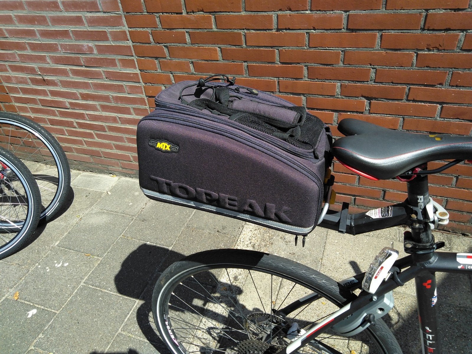 Topeak MTX fietstas plus drager.., Ophalen of Verzenden, Gebruikt, Topeak