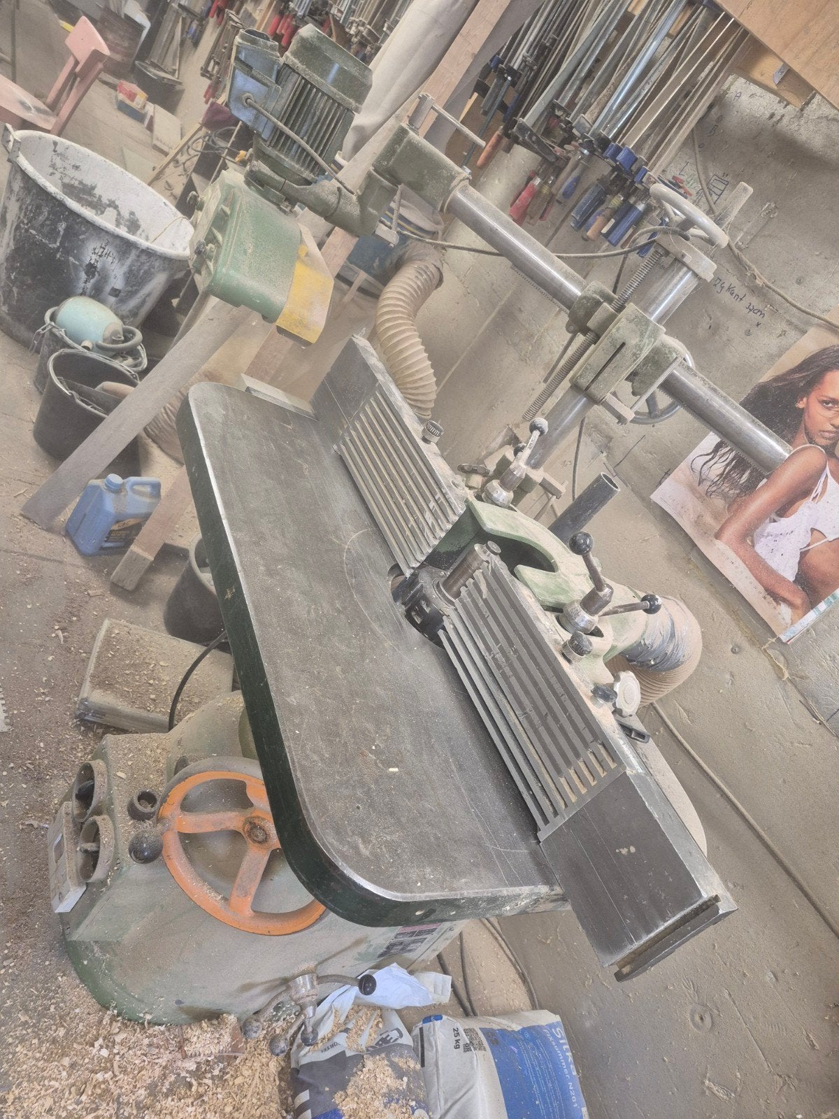Bäuerle Houtbewerkingsmachine incl. rollers- Bouwjaar 1966, Doe-het-zelf en Verbouw, Ophalen of Verzenden