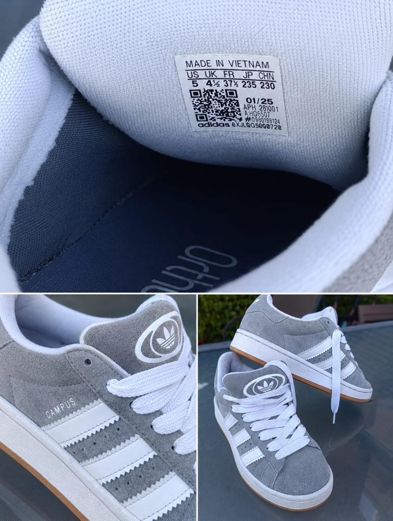 Adidas Campus sneakers - Grijs, 37 1/3, Ophalen, Adidas, Nieuw, Sneakers of Gympen