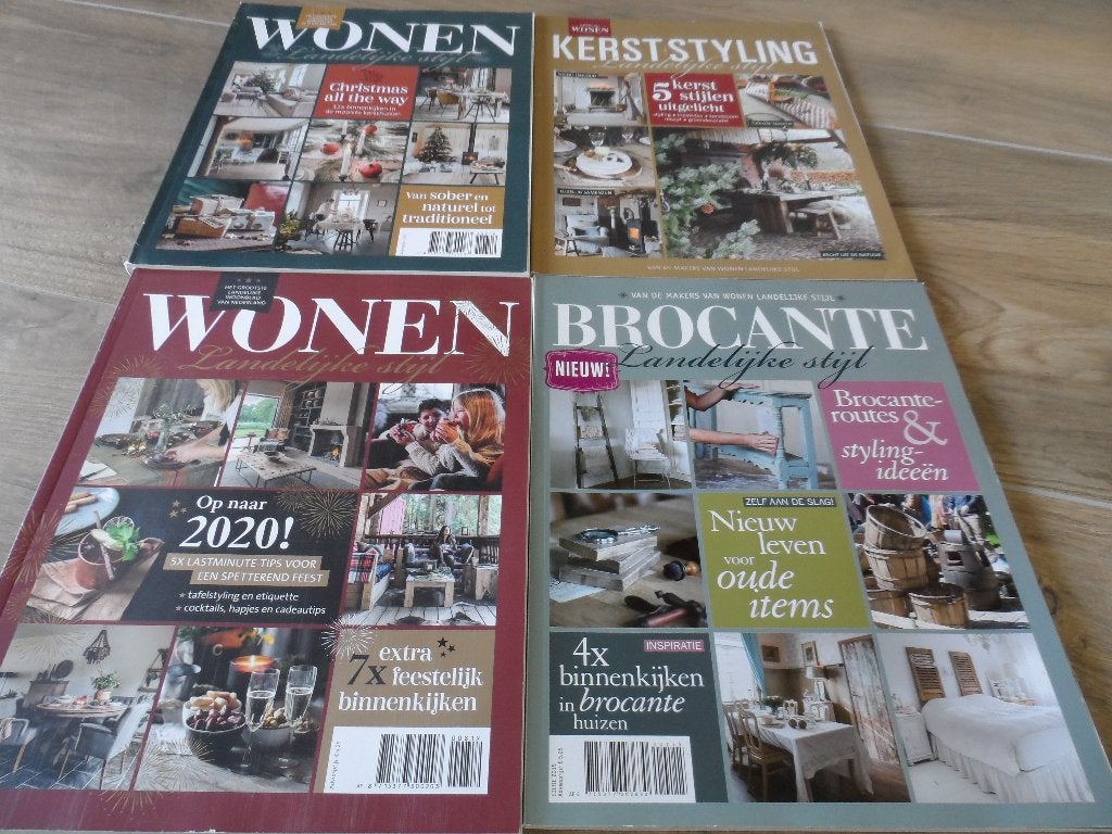 Tijdschriften - Wonen Landelijke Stijl 15 stuks €5,00., Ophalen of Verzenden, Gelezen, Overige typen