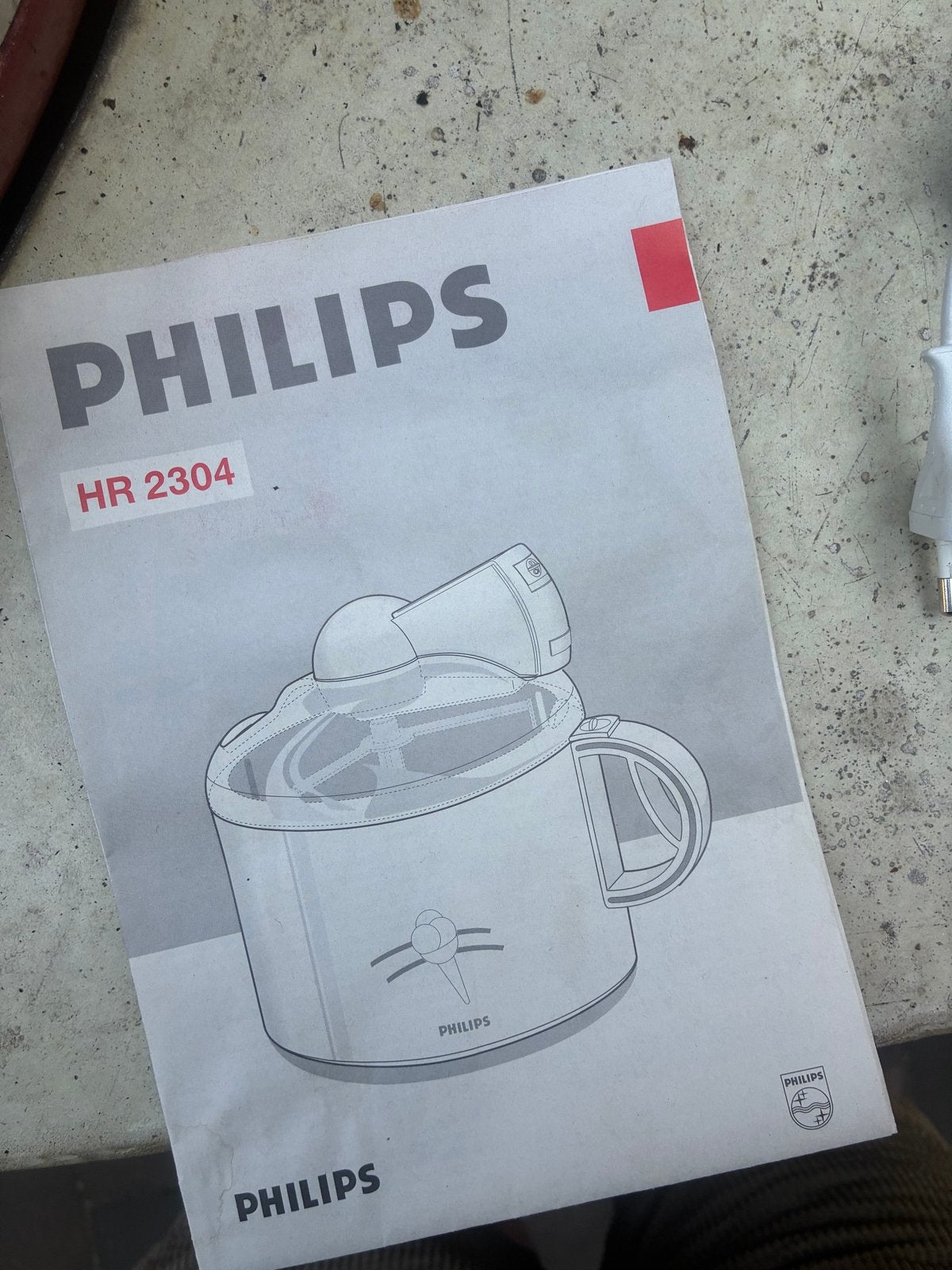 Philips Delizia HR 2304 IJsmachine - Maak zelf ijs!, Witgoed en Apparatuur, IJsmachines, Ophalen of Verzenden, Zo goed als nieuw