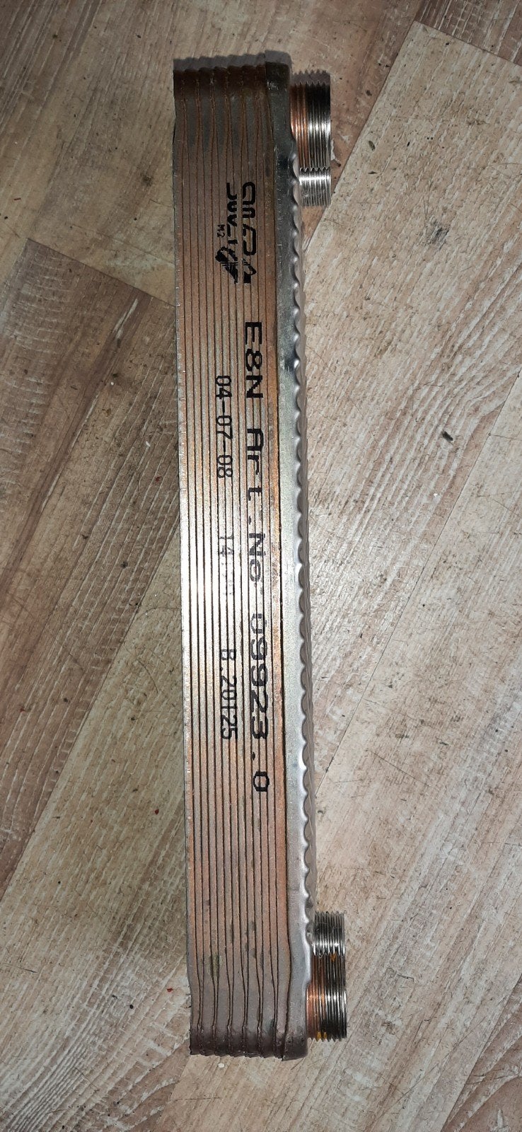 Platenwisselaar - Warmtewisselaars RVS 2 stuks, Ophalen, Gebruikt, Minder dan 30 cm, Cv-ketel of Combi-ketel