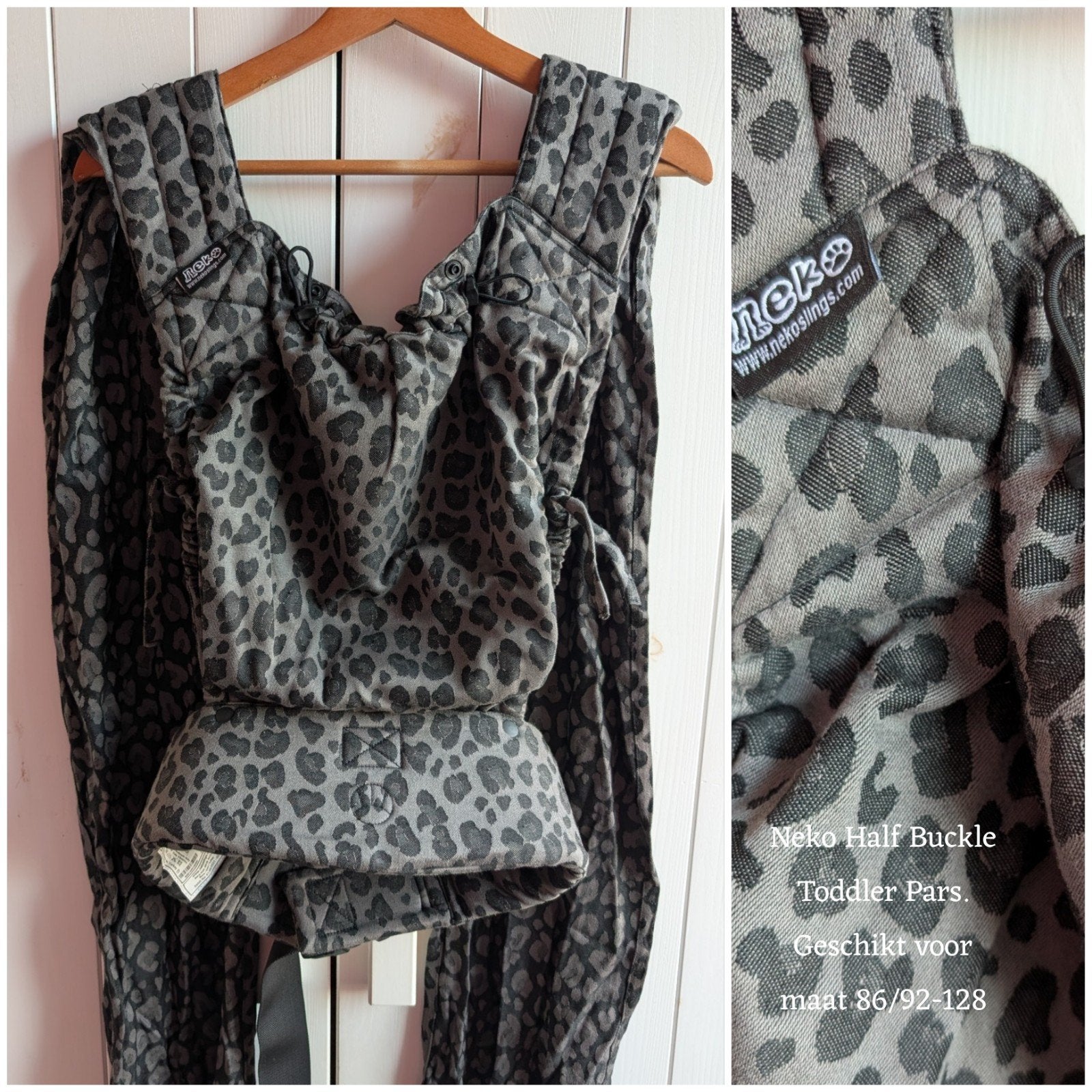 Neko Half buckle Toddler, Overige merken, Buik of Rug, Ophalen of Verzenden, Zo goed als nieuw