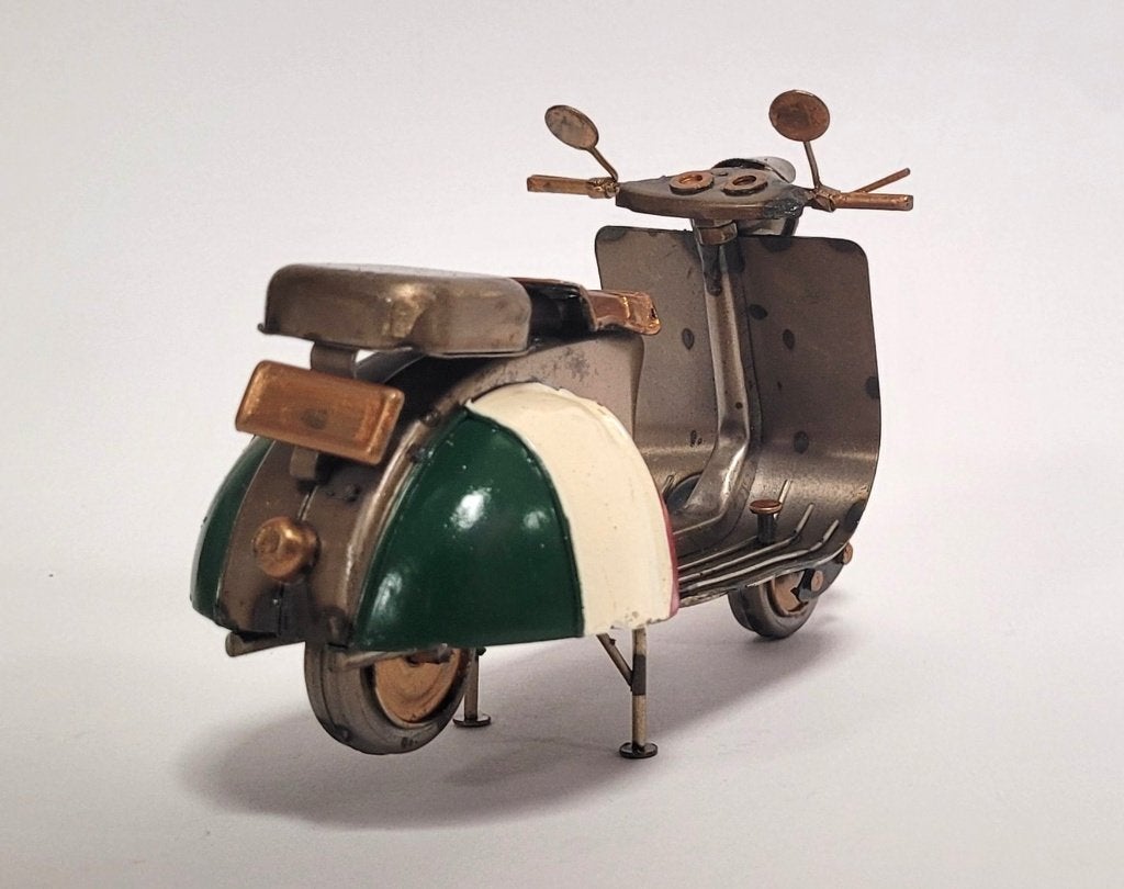 Vespa Scooter Italie metalen miniatuur model decoratie, Ophalen of Verzenden, Nieuw, Auto's