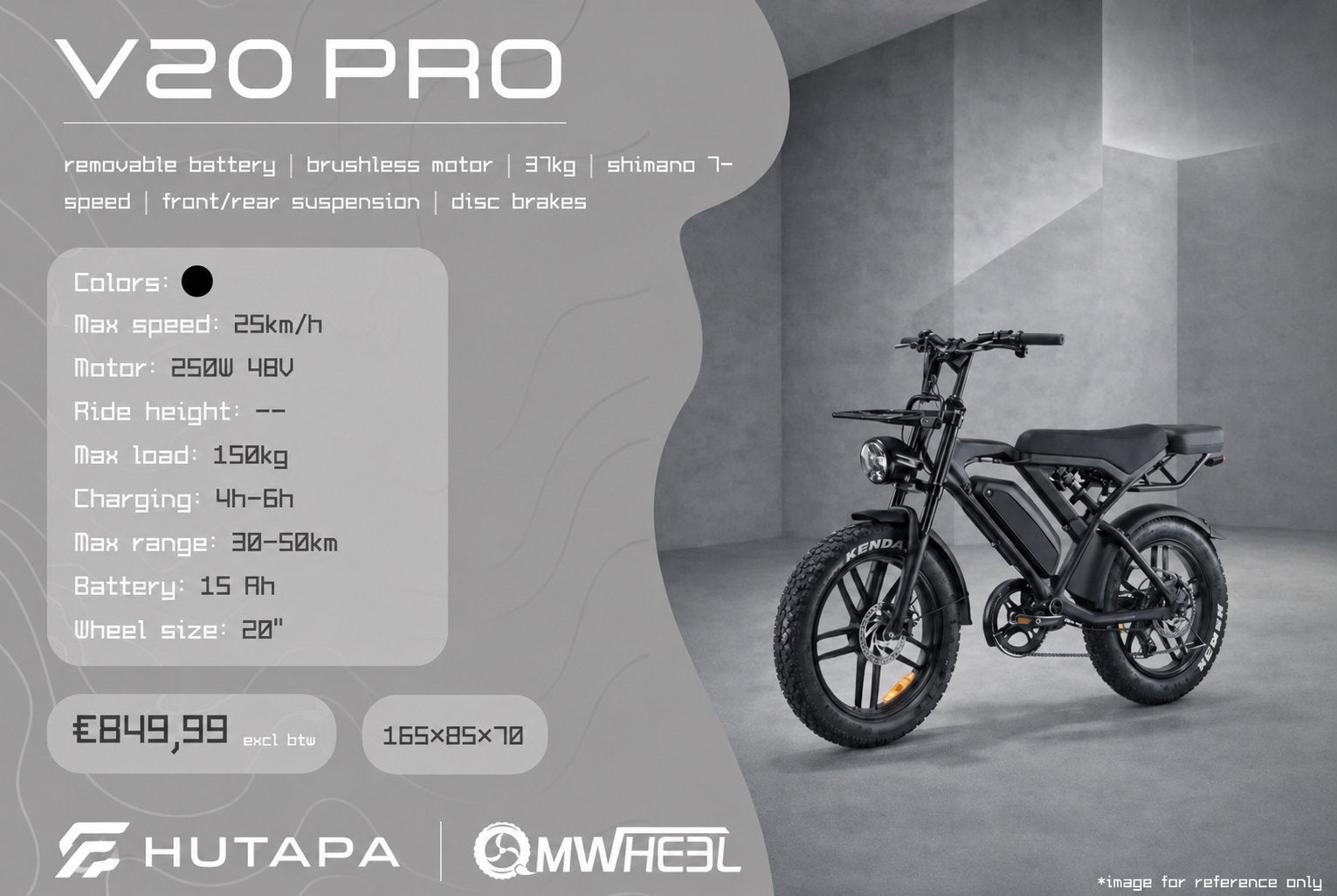 Fatbike V20 pro, 2026, 3 jaar garantie, direct beschikbaar, Ophalen of Verzenden, Zo goed als nieuw, Elektrische step (E-scooter)