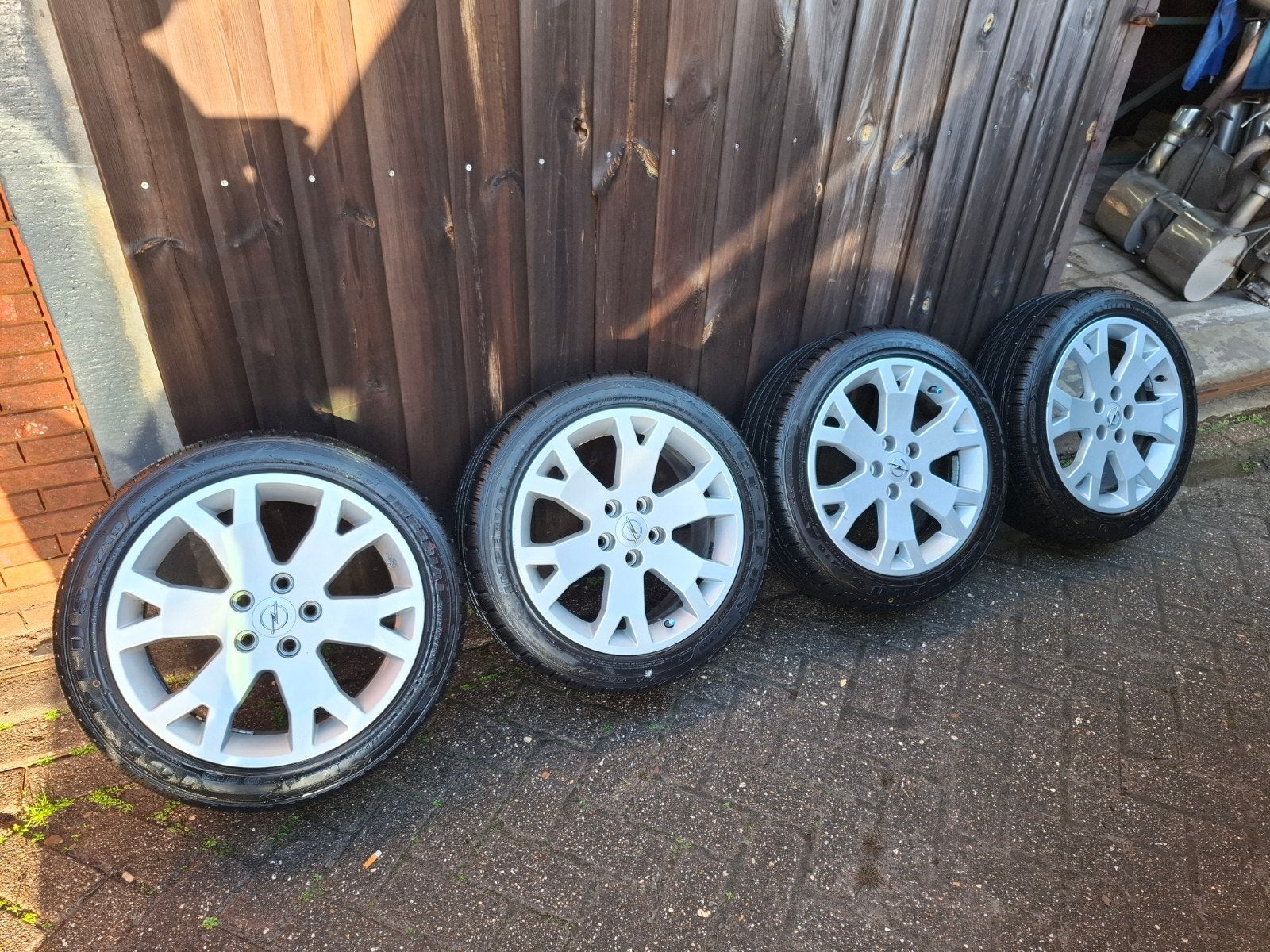 set bola 19 inch velgen & setje 17 inch opel opc snowflakes., Ophalen of Verzenden, 19 inch, Zomerbanden, Velg(en)