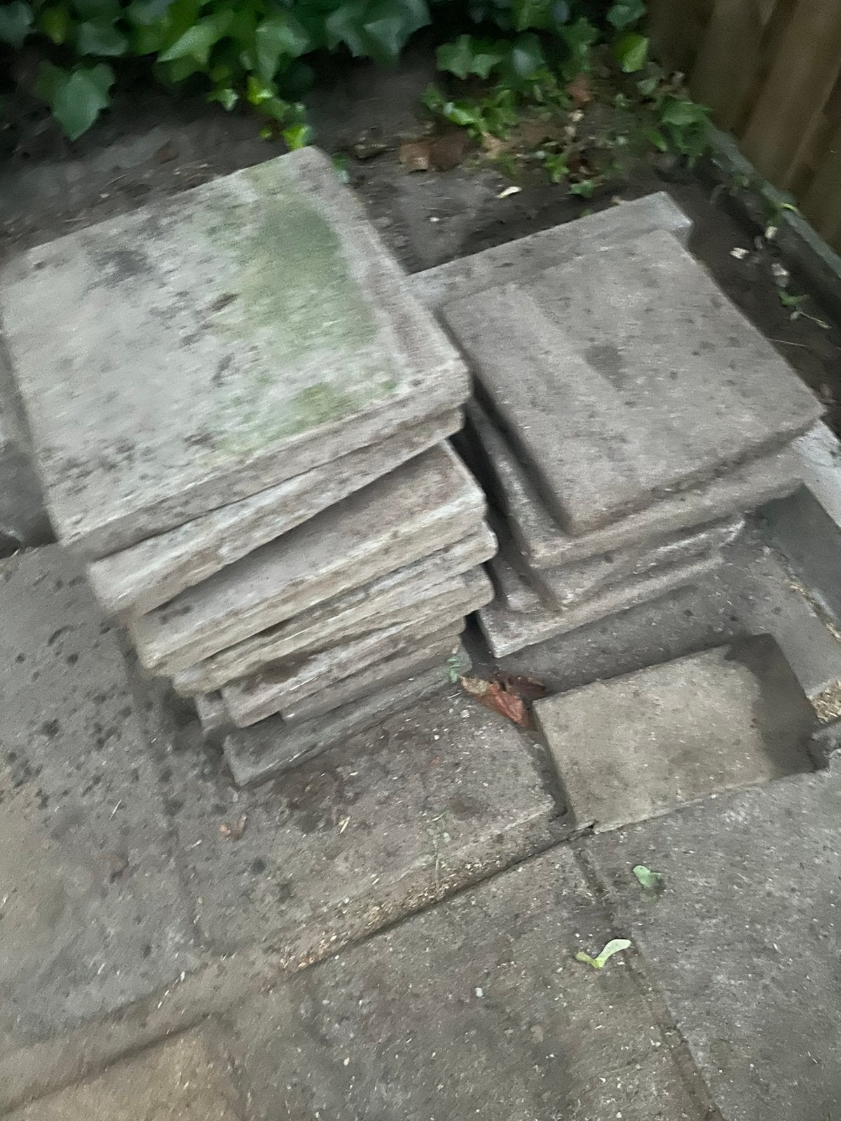 40 stoeptegels 30*30cm, Tuin en Terras, Tegels en Klinkers, Ophalen, Gebruikt, 5 tot 10 m², Beton
