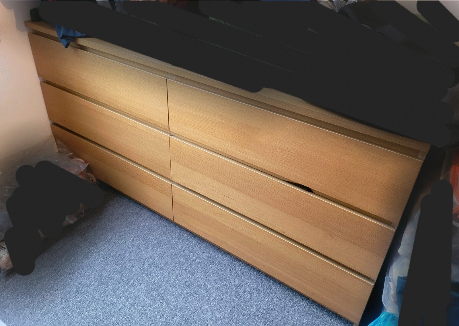 IKEA Malm ladekast in goede staat, Huis en Inrichting, Ophalen, Gebruikt, 5 laden of meer, 150 tot 200 cm