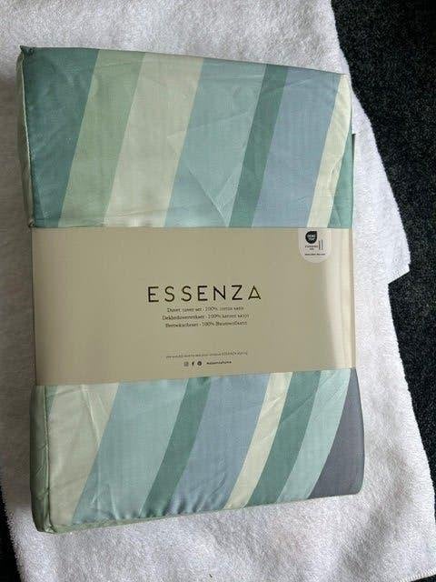 Essenza Dekbedovertrek 260 100% Satijn Katoen, Huis en Inrichting, Info@essenzahome.nl, Lits-jumeaux, Essenza, Dekbedovertrek