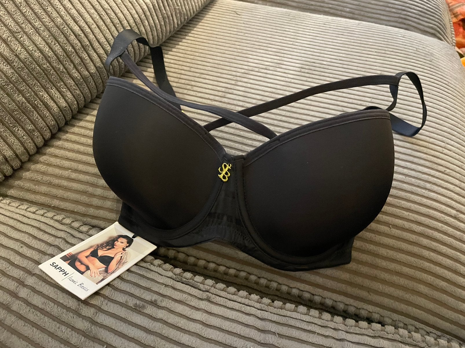 Nieuw Sapph bh 65F zwart (uk 30E usa 30 DDD B-F-L 80 F), Kleding | Dames, Ophalen of Verzenden, Zwart, BH