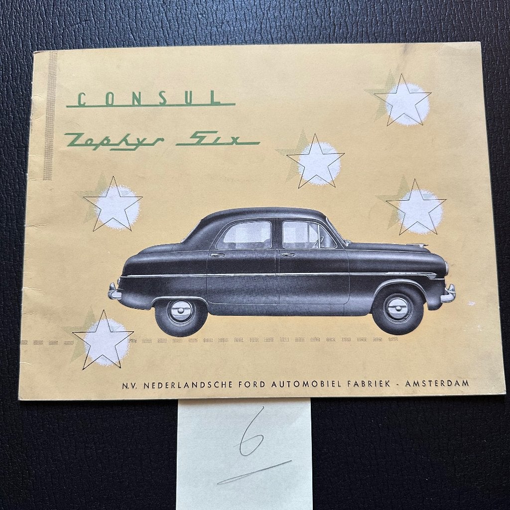 #6) FORD Consul/ Zephyr - 1954, Verzenden, Gelezen, Ford