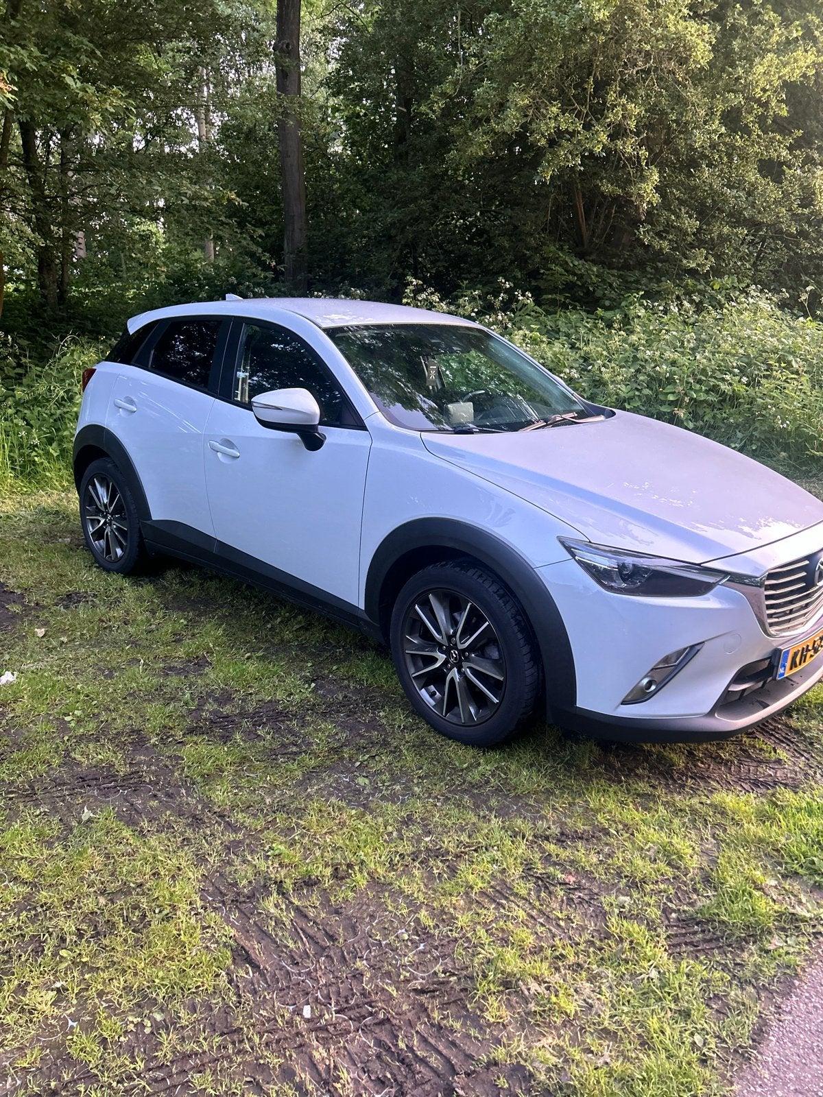 Mazda CX-3 2.0 Skyactiv-g 88KW 2016 Wit, Auto's, Voorwielaandrijving, 1998 cc, 4 cilinders, Origineel Nederlands