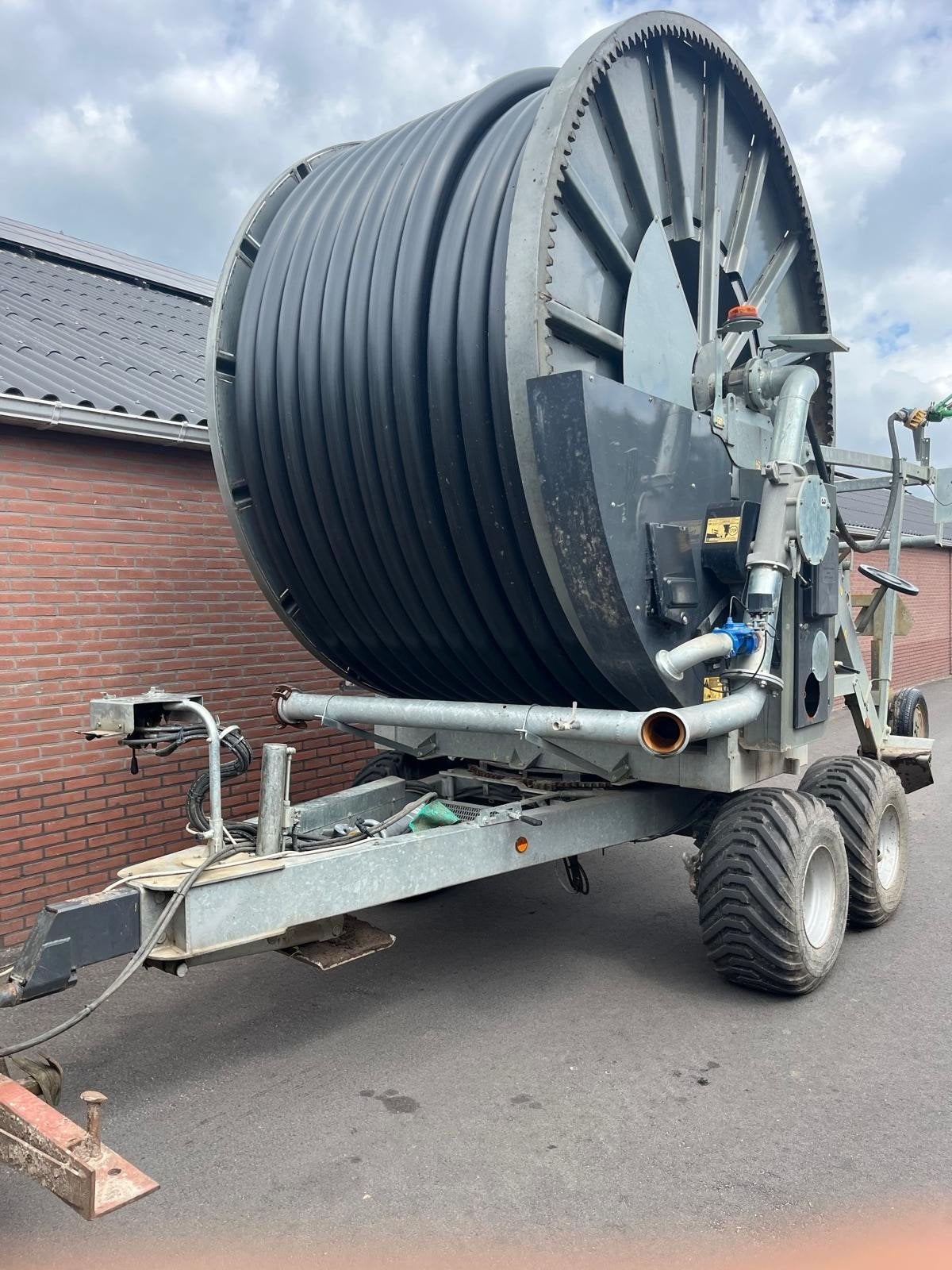 irrimec beregeningshaspel, Ophalen, Fruitteelt, Beregening en Drainage