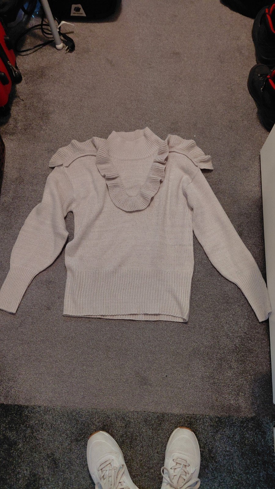 mooie trui maat m crème, Kleding | Dames, Ophalen, Zo goed als nieuw, Maat 38/40 (M)