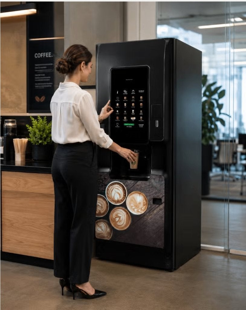 Koffieautomaat voor kantoor of bedrijf | Full Service, Ophalen, Vending Master, Info@vendingmaster.nl, Nieuw