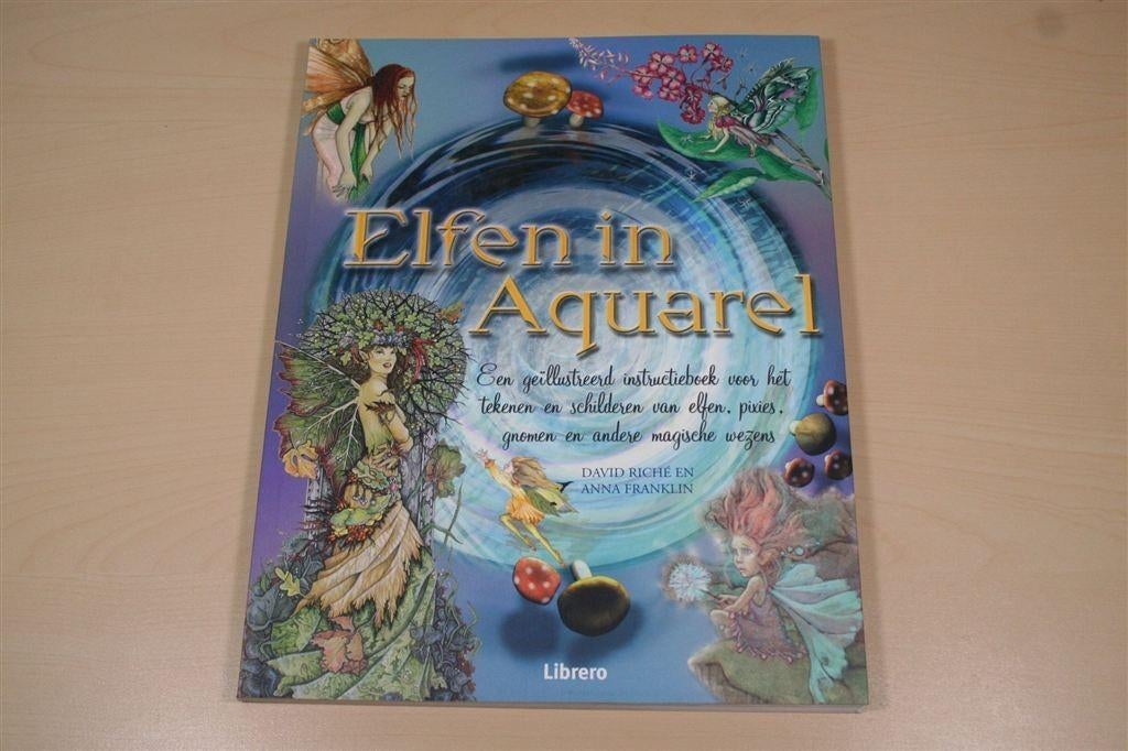 Elfen in Aquarel — Magische wezens schilderen, Ophalen of Verzenden, Zo goed als nieuw, Tekenen en Schilderen
