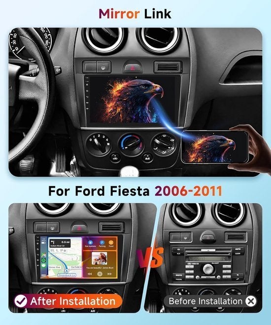 Autoradio Ford Fiesta – Multimedia Systeem – Navigatie Radio, Corvance B.V., Verzenden, Nieuw, Corvancebol@gmail.com