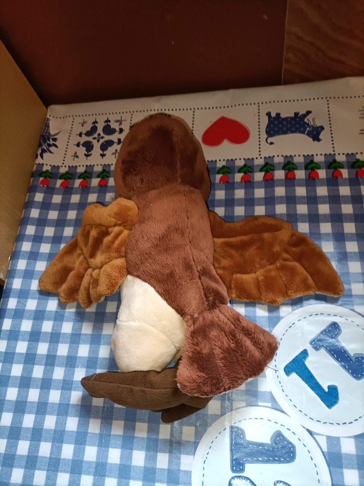 Uil knuffel van Winnie de poeh 28 cm groot, Ophalen of Verzenden, Zo goed als nieuw, Overige typen