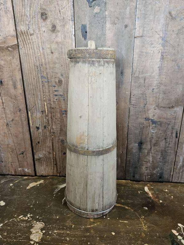 oude houten ton ``WOONWINKEL RUSTIEK``, Ophalen of Verzenden