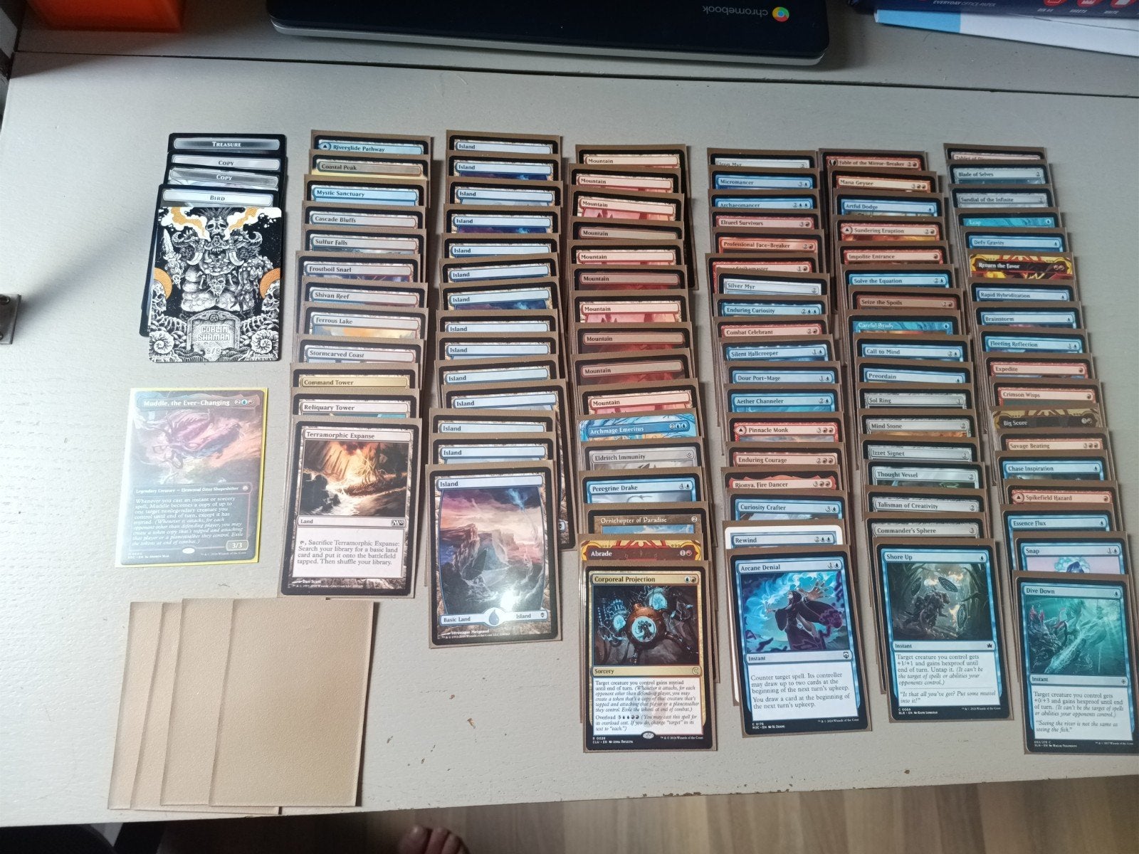 muddle commander deck, Ophalen of Verzenden, Zo goed als nieuw, Speeldeck