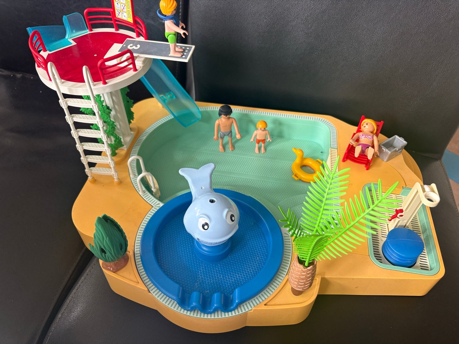 Playmobil Zwembad met Duikplank en Figuren, Ophalen of Verzenden, Gebruikt