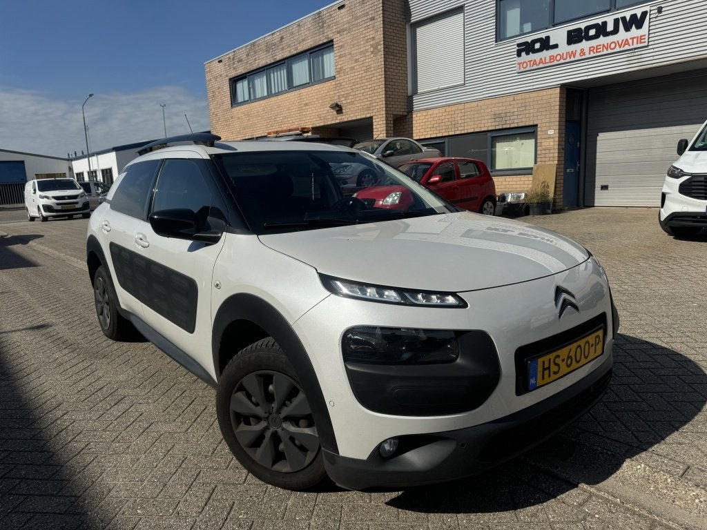 Citroën C4 Cactus 1.6 HDI PANO NAVI LEER CAMERA FULL, Auto's, Gebruikt, Euro 6, 96 €/maand, Wit