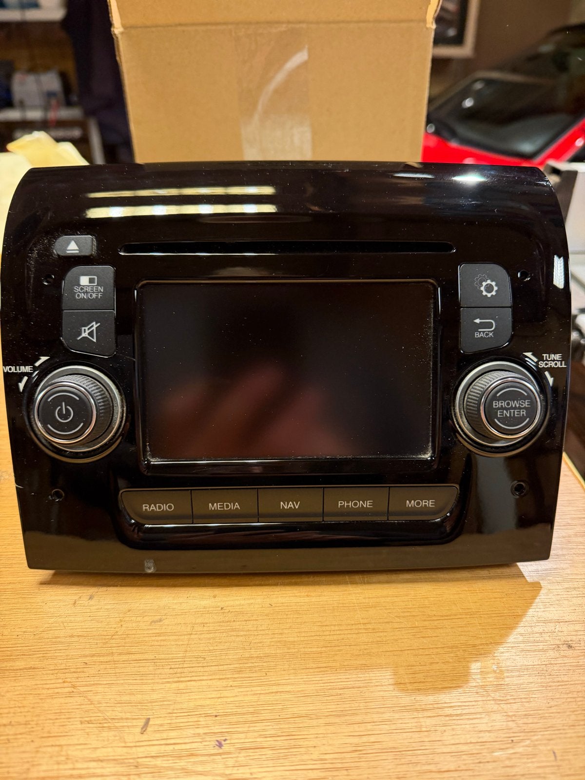 Originele Fiat Ducato Camper Radio Navigatie DAB, Ophalen of Verzenden, Gebruikt