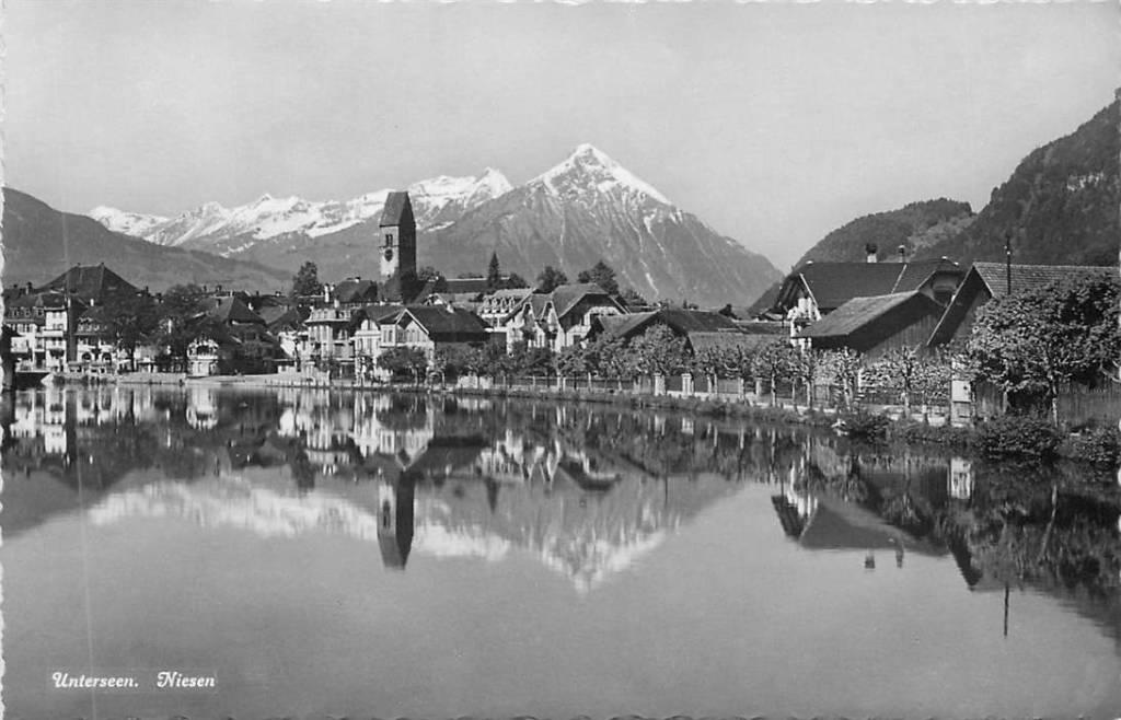 381-226-007 Unterseen Niesen, Verzenden, Voor 1920, Overig Europa