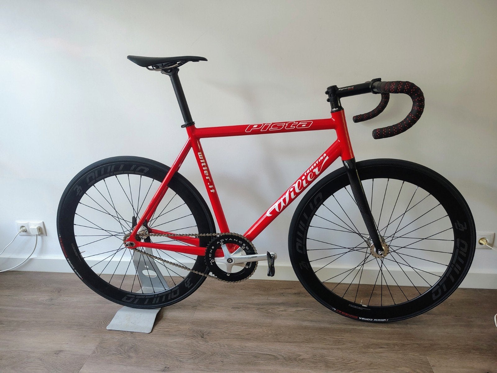 Baanfiets Wilier Pista, Gebruikt, Aluminium, 53 tot 57 cm, Ophalen