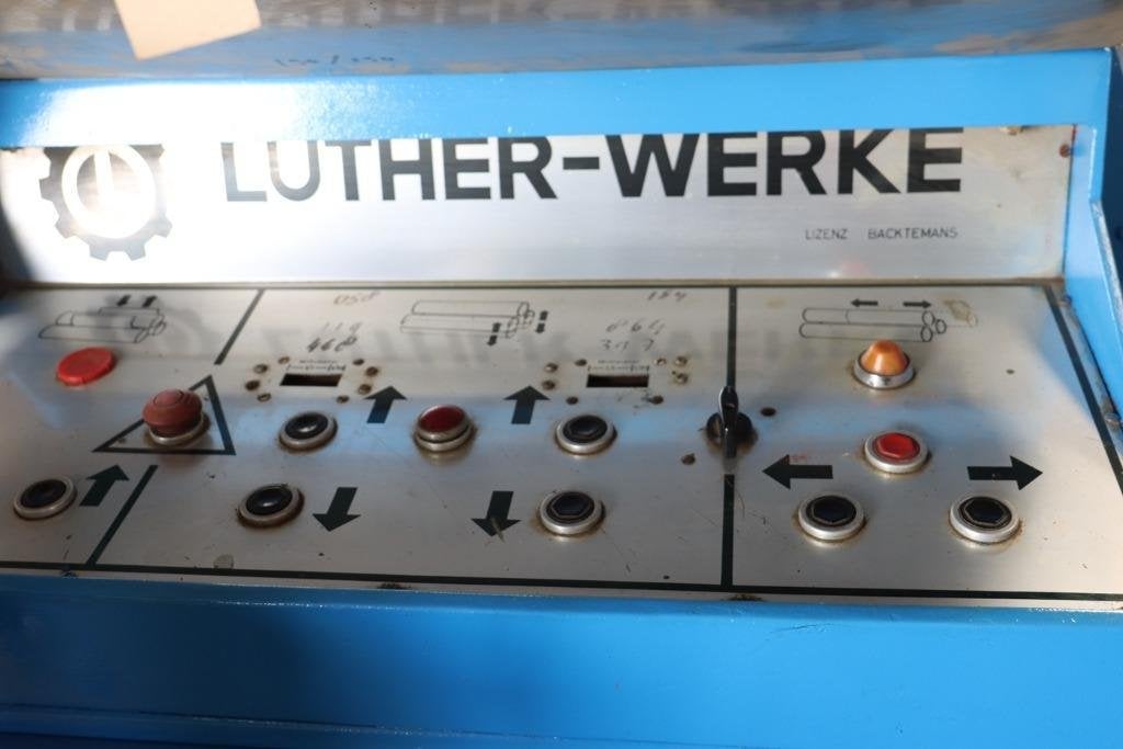 zware platenwals Luther -Werke 3 rollenwals., Ophalen of Verzenden, Zo goed als nieuw, Overige materialen