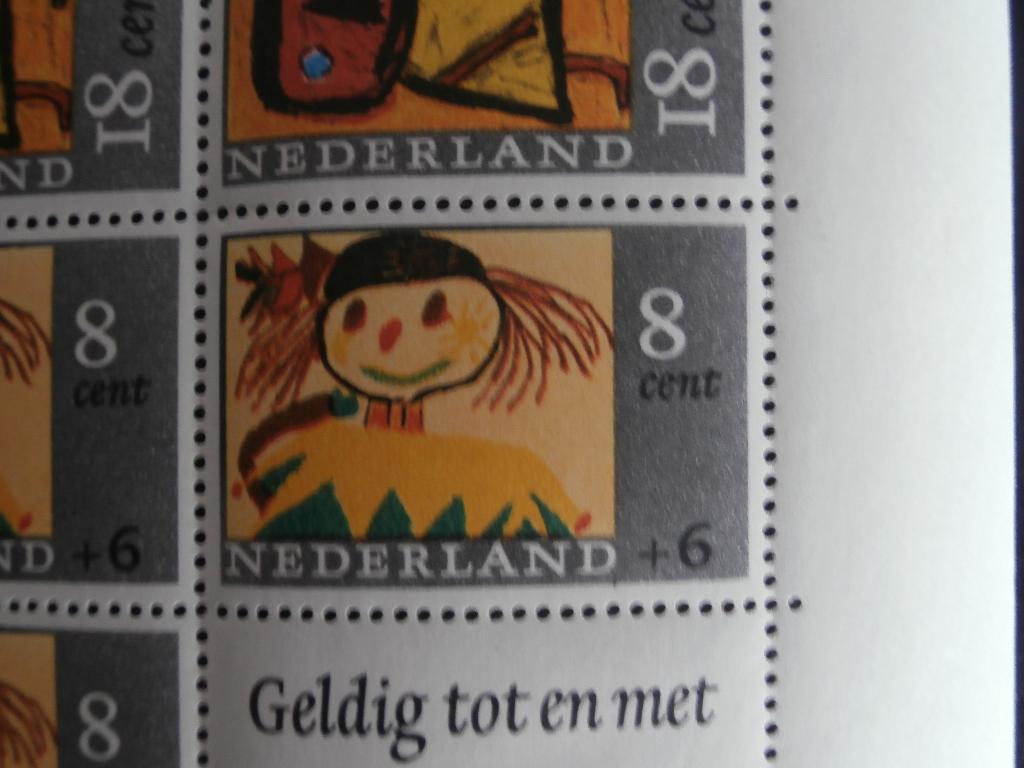 NL 1965; PLAATFOUT 854 PM8 in VELLETJE KINDERZEGELS LEES, Postzegels en Munten, Postzegels | Nederland, Verzenden, Na 1940, Postfris