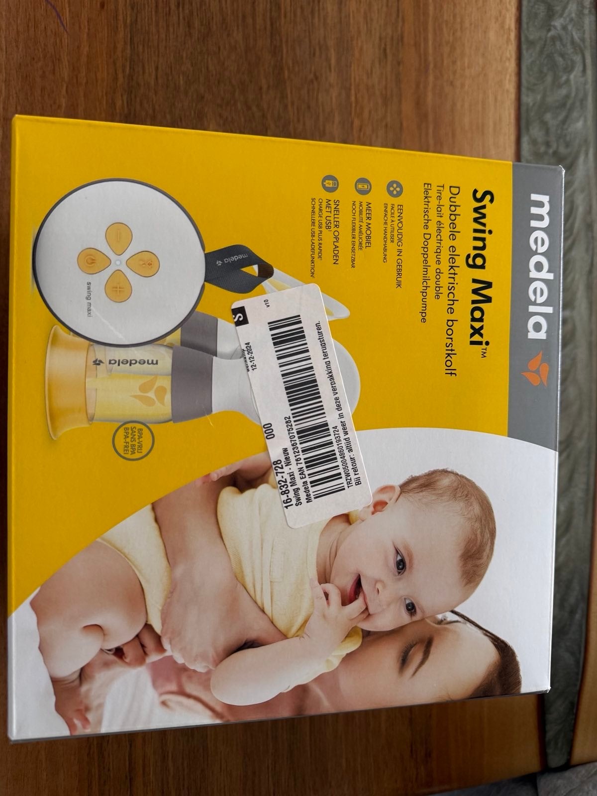 Medela Swing Maxi Dubbele Elektrische Borstkolf, Dubbelzijdig, Medela, Borstkolf, Ophalen of Verzenden