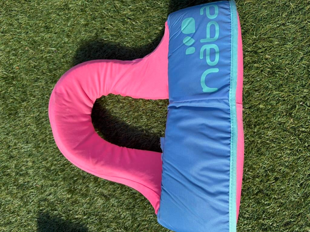 Decathlon zwemvest roze/blauw, Ophalen, Gebruikt, Kind, Reddingsvest of Zwemvest