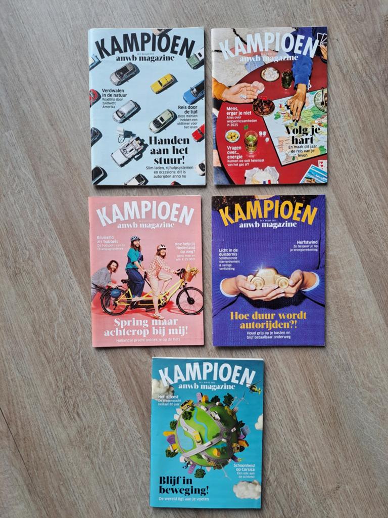 Kampioen ANWB magazine 2024-2026, Ophalen of Verzenden, Zo goed als nieuw, Sport en Vrije tijd