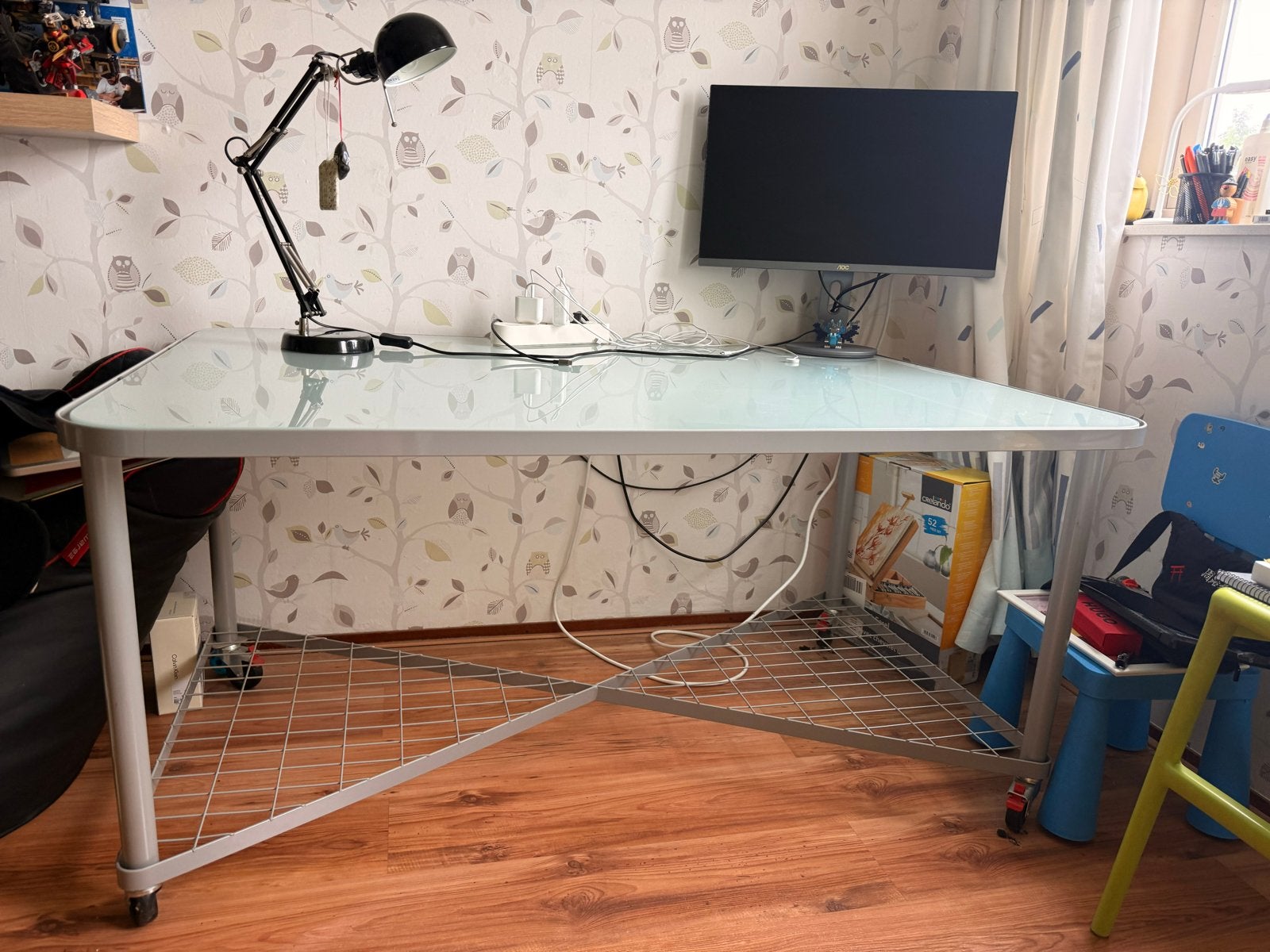 Bureau, Ophalen, Gebruikt, 95 cm, 140 cm