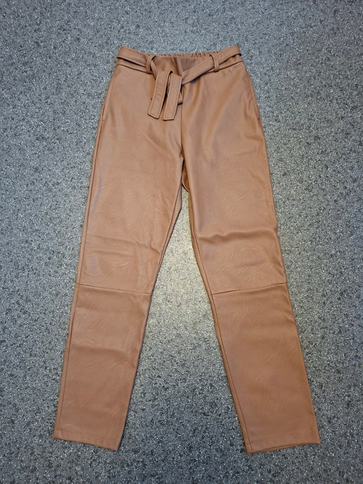 Mooie en nette leren broek!, Ophalen of Verzenden, Zo goed als nieuw, Bruin, Lang